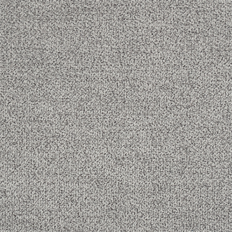 Pemberly Row Mid Back Armless Office Chair with Wheels in Cool Gray Fabric