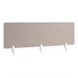 Pemberly Row Modern 58W Desktop Privacy Screen in Warm Beige