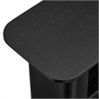 Pemberly Row Modern / Contemporary Wood Console Table in Black