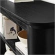 Pemberly Row Modern / Contemporary Wood Console Table in Black