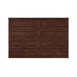 Pemberly Row Queen Wood Murphy Bed Chest w/ Mattress & Built-in Charger - Walnut