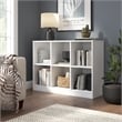 Pemberly Row Universal 6 Cube Organizer Storage Shelf in White - Engineered Wood