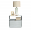 Pemberly Row Modern / Contemporary Night Stand in a White finish