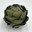 Pemberly Row Preserved Decorative Real Leaves Topiary Ball in Green
