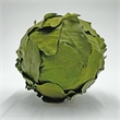 Pemberly Row Preserved Decorative Real Leaves Topiary Ball in Green