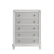 Pemberly Row Modern / Contemporary Wood 5-Drawer Chest in White