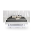 Pemberley Row Manufactured Wood White King Bed Rectangular Upholstered 86.7