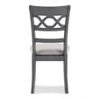 Pemberly Row 5-Piece Wood Dining Set with Table and Chair in Gray