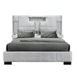 Pemberly Row Modern / Contemporary Gray Bryson Fabric King Bed
