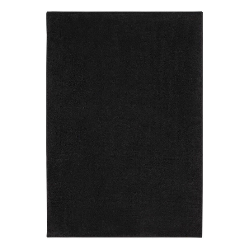 Pemberly Row 5' x 7' Black Fabric Outdoor Area Rug (5' x 7')