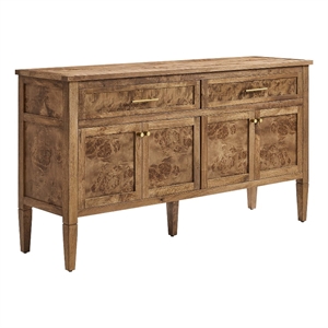 Pemberly Row Modern / Contemporary 62&quot Wood Sideboard in Brown