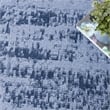 Pemberly Row Modern 10' x 14' Denim Modern Indoor/Outdoor Rug