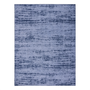 Pemberly Row Modern 10' x 14' Denim Modern Indoor/Outdoor Rug