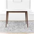Pemberly Row Solid Wood Walnut White Top 47