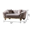 Pemberly Row 2 Piece Living Room Set Finished with Velvet Upholstery in Taupe