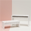 Pemberly Row Modern / Contemporary Lift Top Coffee Table in Terrazzo