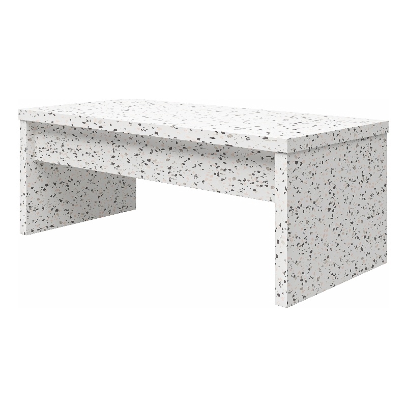 Pemberly Row Modern / Contemporary Lift Top Coffee Table in Terrazzo