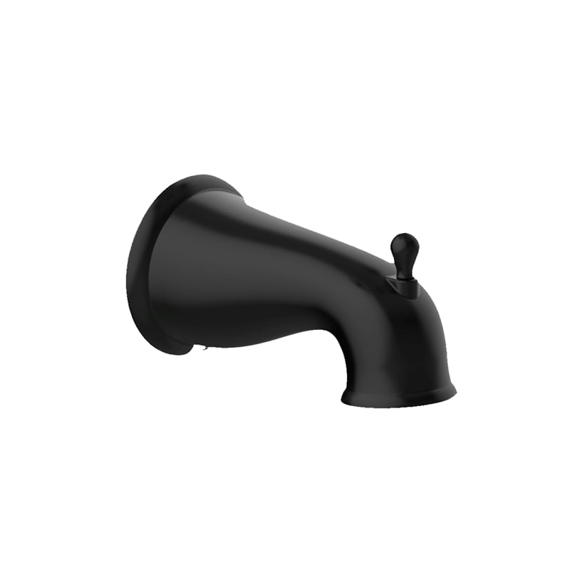 Pemberly Row 2-Handle Brass Shower Trim with Valve in Matte Black