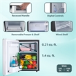 Pemberly Row Compact RV-Marine-Offgrid Refrigerator-Freezer 1.6cf 12V 110V