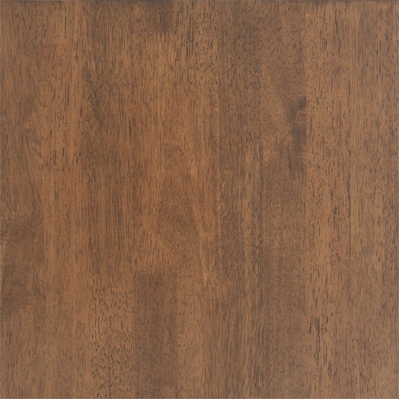 Pemberly Row Solid Wood Walnut Dining Room & Kitchen Table and 4 Chairs Set