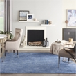 Pemberly Row 7' x 10' Navy Blue Fabric Outdoor Area Rug (7' x 10')