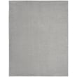 Pemberly Row 12' x 15' Silver Gray Fabric Outdoor Area Rug (12' x 15')