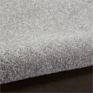 Pemberly Row 12' x 15' Silver Gray Fabric Outdoor Area Rug (12' x 15')