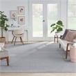 Pemberly Row 12' x 15' Silver Gray Fabric Outdoor Area Rug (12' x 15')