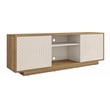 Pemberly Row Modern Wood TV Stand with Storage for TVs up to 70