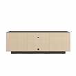 Pemberly Row Modern Wood TV Stand with Storage for TVs up to 70