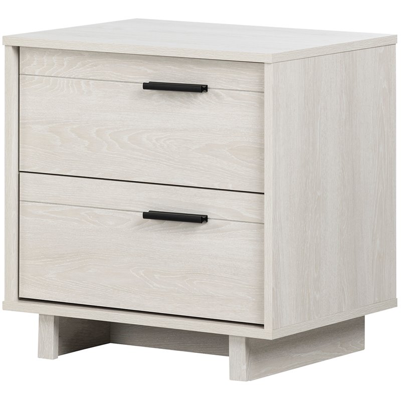 Pemberly Row Modern / Contemporary 2 Drawer Nightstand in Winter Oak