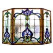 Pemberly Row Contemporary 3pcs Folding Victorian Fireplace Screen 44