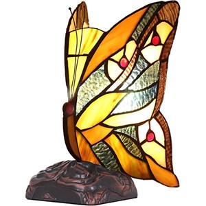 Pemberly Row 6 Contemporary 1 Light Butterfly Accent Table Lamp 10&quot Tall