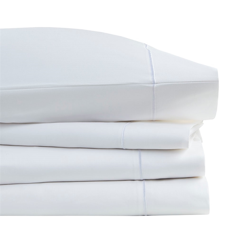 Pemberly Row 600 Thread Count Pima Cotton Sheet Set Cal King in White