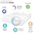 Pemberly Row 600 Thread Count Pima Cotton Sheet Set Cal King in White