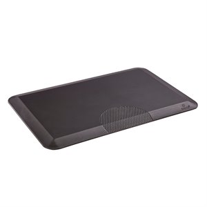 Pemberly Row Modern / Contemporary Movable Anti-Fatigue Mat in Black