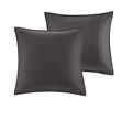 Pemberly Row 5-Piece Cotton Jacquard Comforter Set in Charcoal