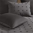 Pemberly Row 5-Piece Cotton Jacquard Comforter Set in Charcoal