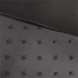 Pemberly Row 5-Piece Cotton Jacquard Comforter Set in Charcoal