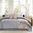 Pemberly Row 7-Piece Cotton Sateen Printed Comforter Set in Gray