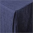 Pemberly Row Traditional 100 Percent Polyester Fitted Bedspread in Navy