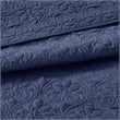Pemberly Row Modern / Contemporary Reversible Bedspread Set in Navy