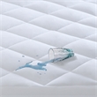 Pemberly Row Serenity Deep Pocket Waterproof Mattress Pad in White