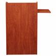Pemberly Row Modern Wood Aristocrat Non-Sound Lectern in Cherry