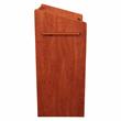 Pemberly Row Modern Wood Aristocrat Non-Sound Lectern in Cherry