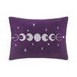 Pemberly Row Modern Polyester Crushed Comforter Set in Purple