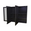 Pemberly Row 30-Inch Assembled Bathroom Medicine Wood Cabinet in Espresso