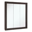 Pemberly Row 30-Inch Assembled Bathroom Medicine Wood Cabinet in Espresso