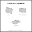Pemberly Row Cotton Printed Reversible Twin Duvet Cover Set in Pink