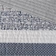 Pemberly Row 6 Piece Reversible Jacquard Quilt Set with Throw Pillows